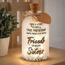 Load image into Gallery viewer, Personalized Frosted Glass Short Bottle Light Bestie Gift
