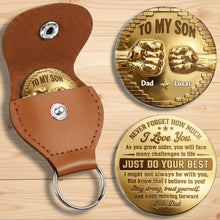 Load image into Gallery viewer, Personalized Pocket Hug Token Custom Message Gift for Son
