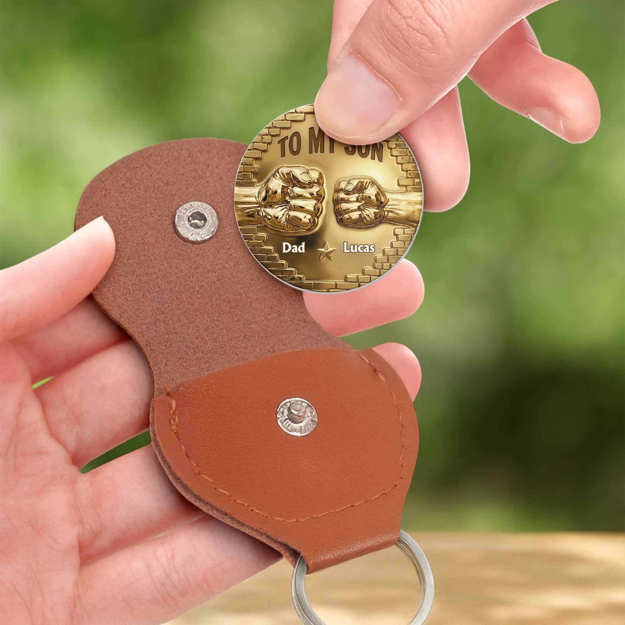 Personalized Pocket Hug Token Custom Message Gift for Son
