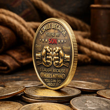 Load image into Gallery viewer, Personalized Commemorative Coin Custom Fist Bump Gift for Son

