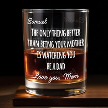 Load image into Gallery viewer, Personalized Custom Whiskey Glass Gift for Dad - 8oz/11oz
