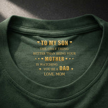 Load image into Gallery viewer, Personalized Inside Neck Print T-Shirt for Son Gift Idea
