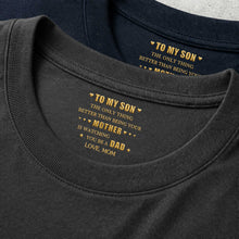 Load image into Gallery viewer, Personalized Inside Neck Print T-Shirt for Son Gift Idea
