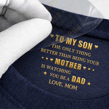 Load image into Gallery viewer, Personalized Inside Neck Print T-Shirt for Son Gift Idea
