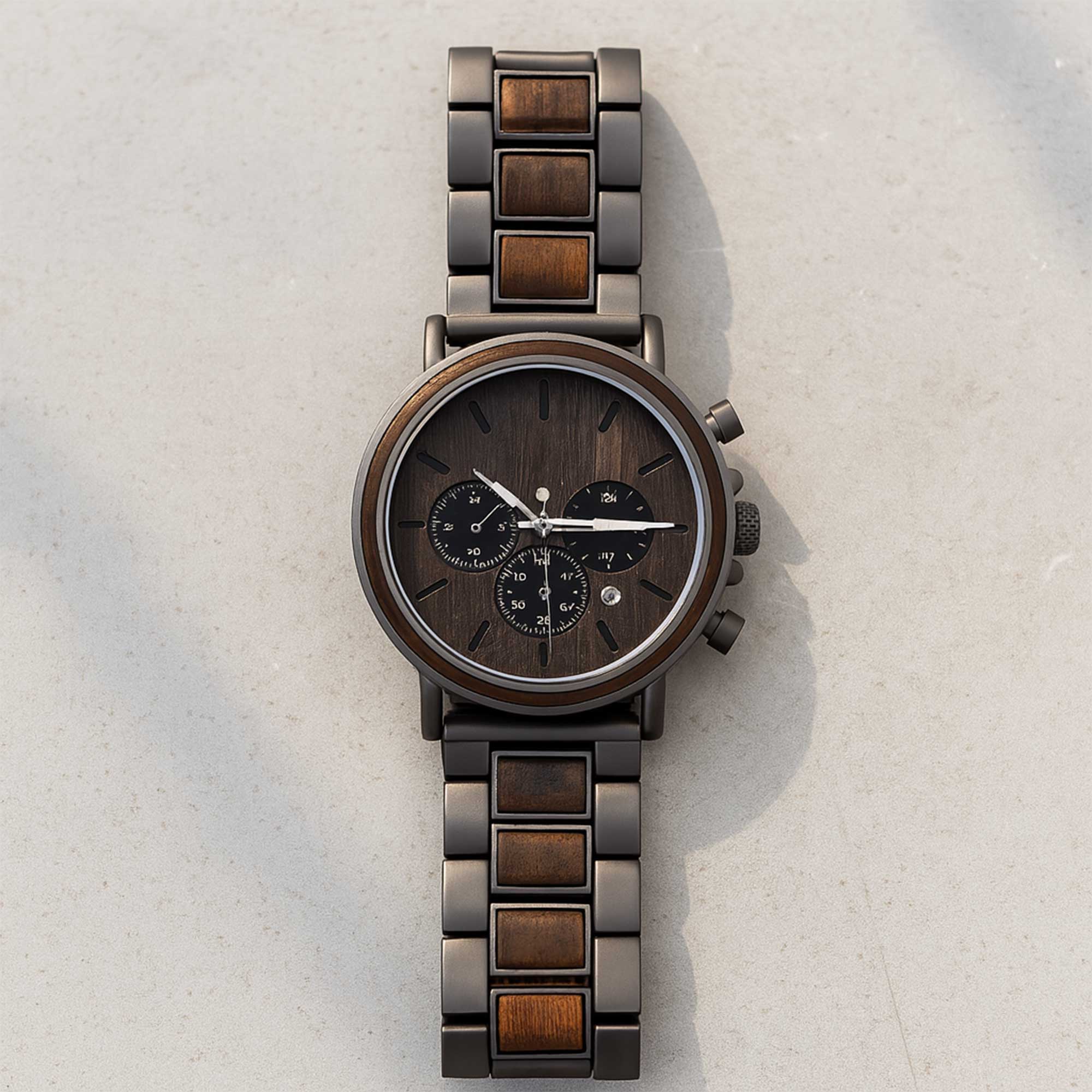 Personalized Engraved Wooden Watch Custom Gift for Son