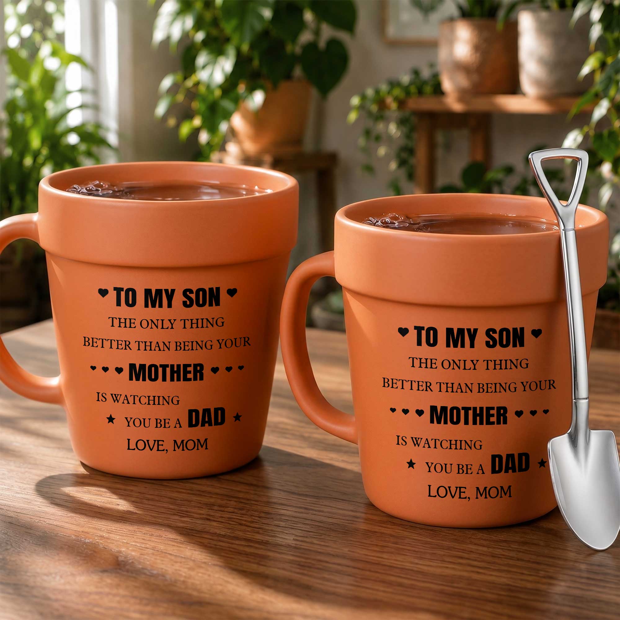 Personalized Ceramic Mug Gift for Son Love You Mom