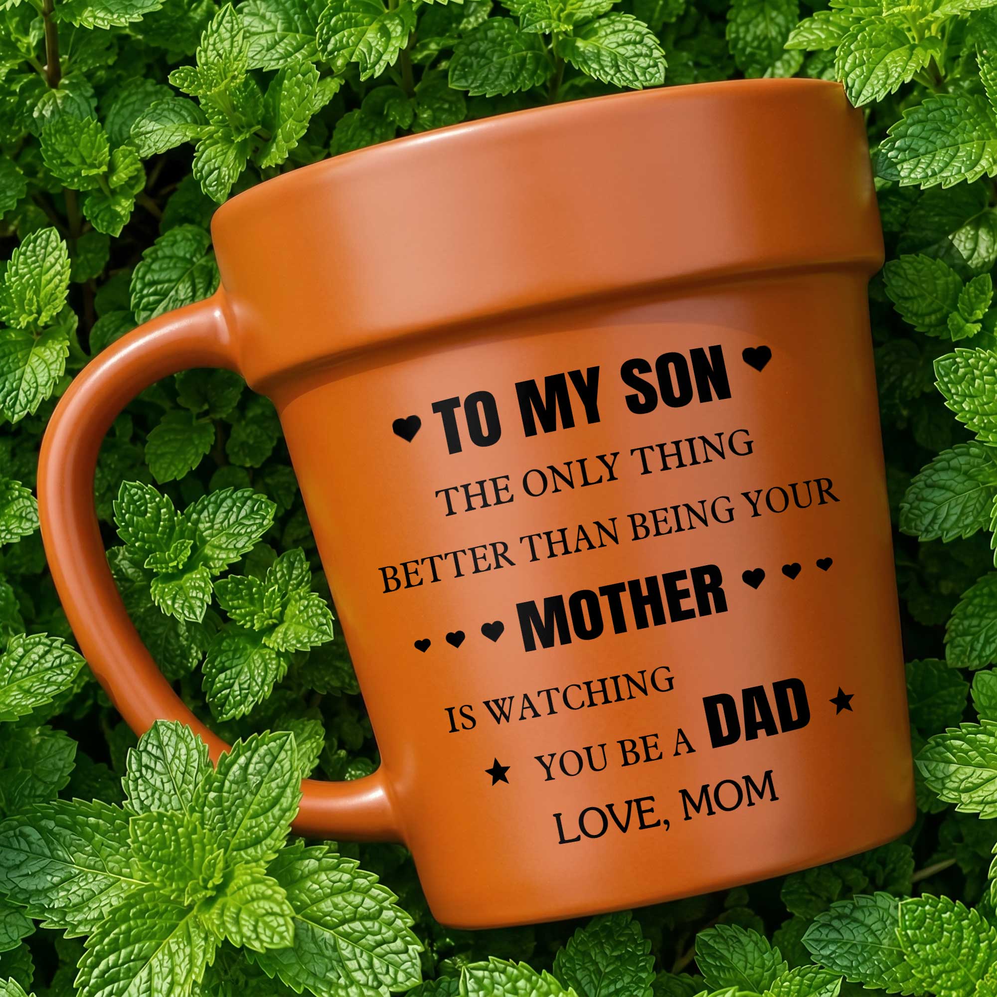 Personalized Ceramic Mug Gift for Son Love You Mom