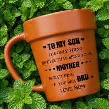 Load image into Gallery viewer, Personalized Ceramic Mug Gift for Son Love You Mom

