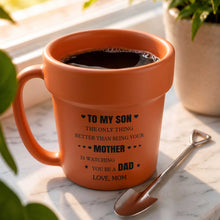Load image into Gallery viewer, Personalized Ceramic Mug Gift for Son Love You Mom

