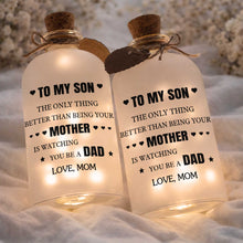 Load image into Gallery viewer, Personalized Short Bottle Light Custom Gift for Son
