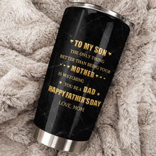 Load image into Gallery viewer, Personalized Stainless Steel Tumbler Custom Gift for Son - Father's Day, Birthday
