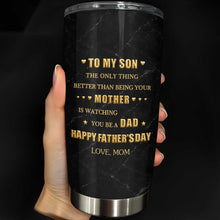 Load image into Gallery viewer, Personalized Stainless Steel Tumbler Custom Gift for Son - Father's Day, Birthday
