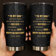 Load image into Gallery viewer, Personalized Stainless Steel Tumbler Custom Gift for Son - Father's Day, Birthday
