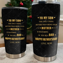 Load image into Gallery viewer, Personalized Stainless Steel Tumbler Custom Gift for Son - Father's Day, Birthday
