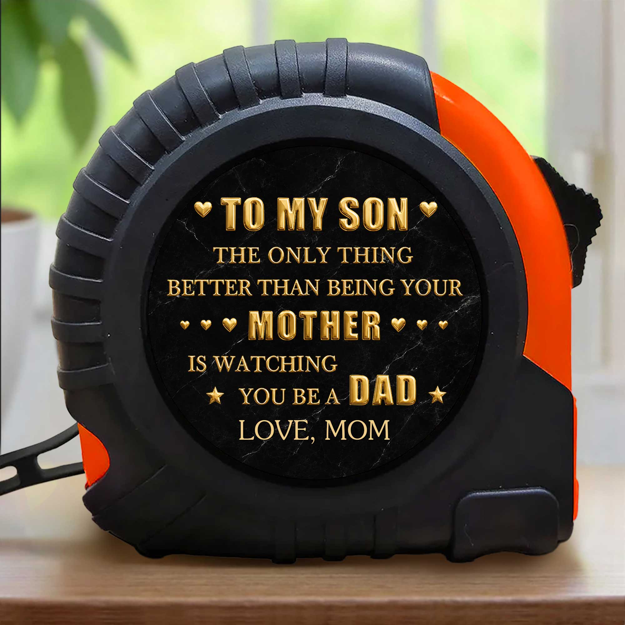 Personalized Tape Measure Gift for Son Custom Message Durable Tool
