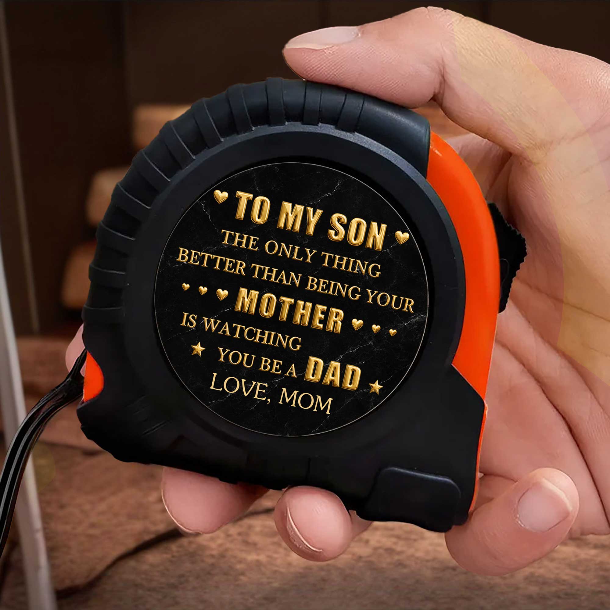 Personalized Tape Measure Gift for Son Custom Message Durable Tool