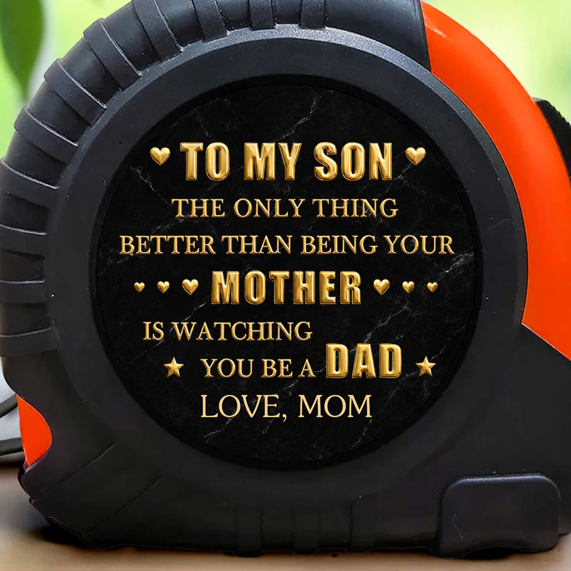 Personalized Tape Measure Gift for Son Custom Message Durable Tool