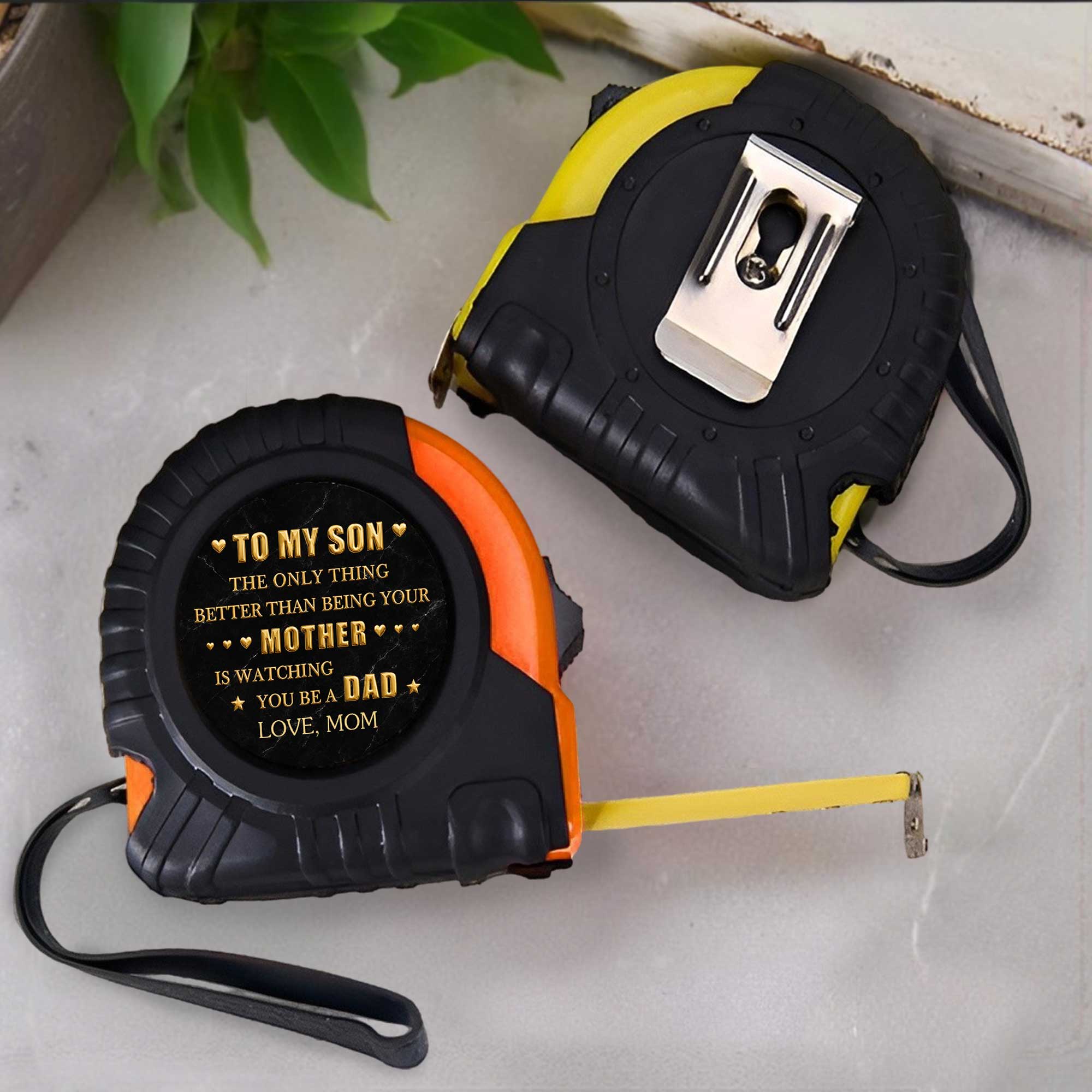 Personalized Tape Measure Gift for Son Custom Message Durable Tool
