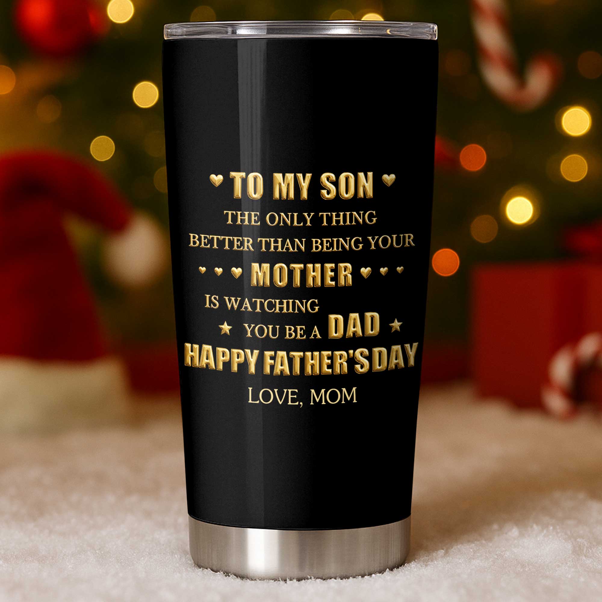 Personalized Stainless Steel Tumbler Custom Gift for Son