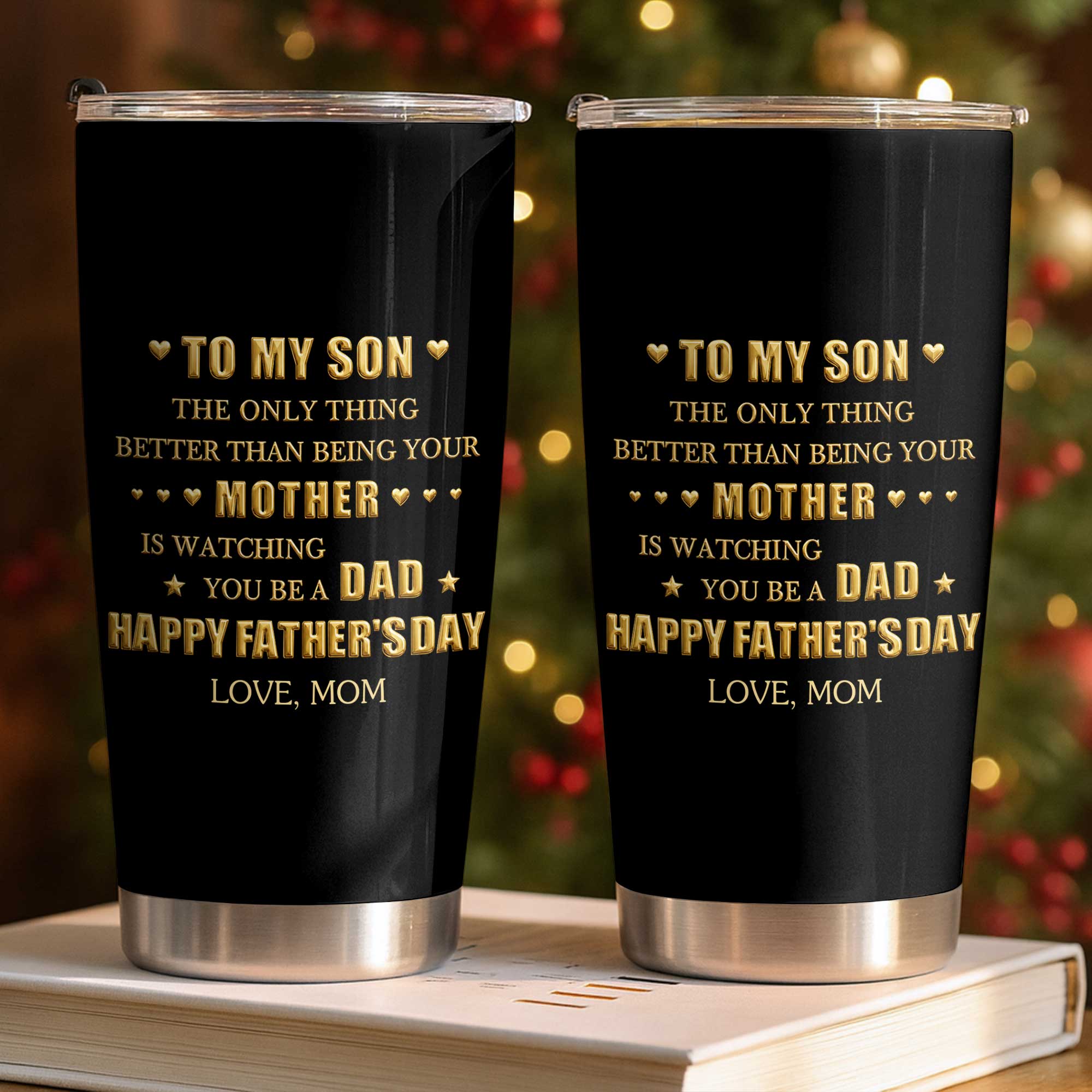 Personalized Stainless Steel Tumbler Custom Gift for Son