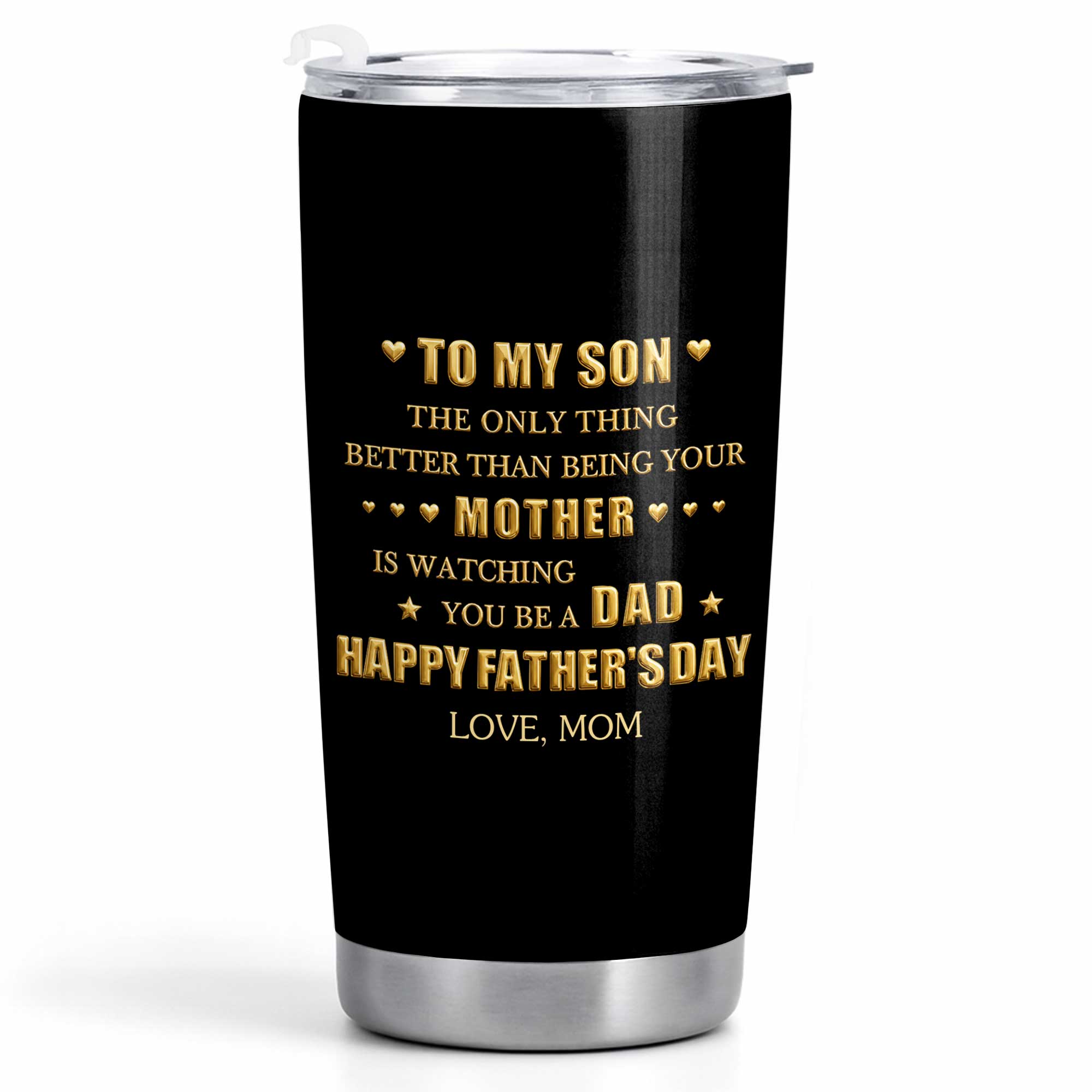Personalized Stainless Steel Tumbler Custom Gift for Son