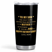 Load image into Gallery viewer, Personalized Stainless Steel Tumbler Custom Gift for Son
