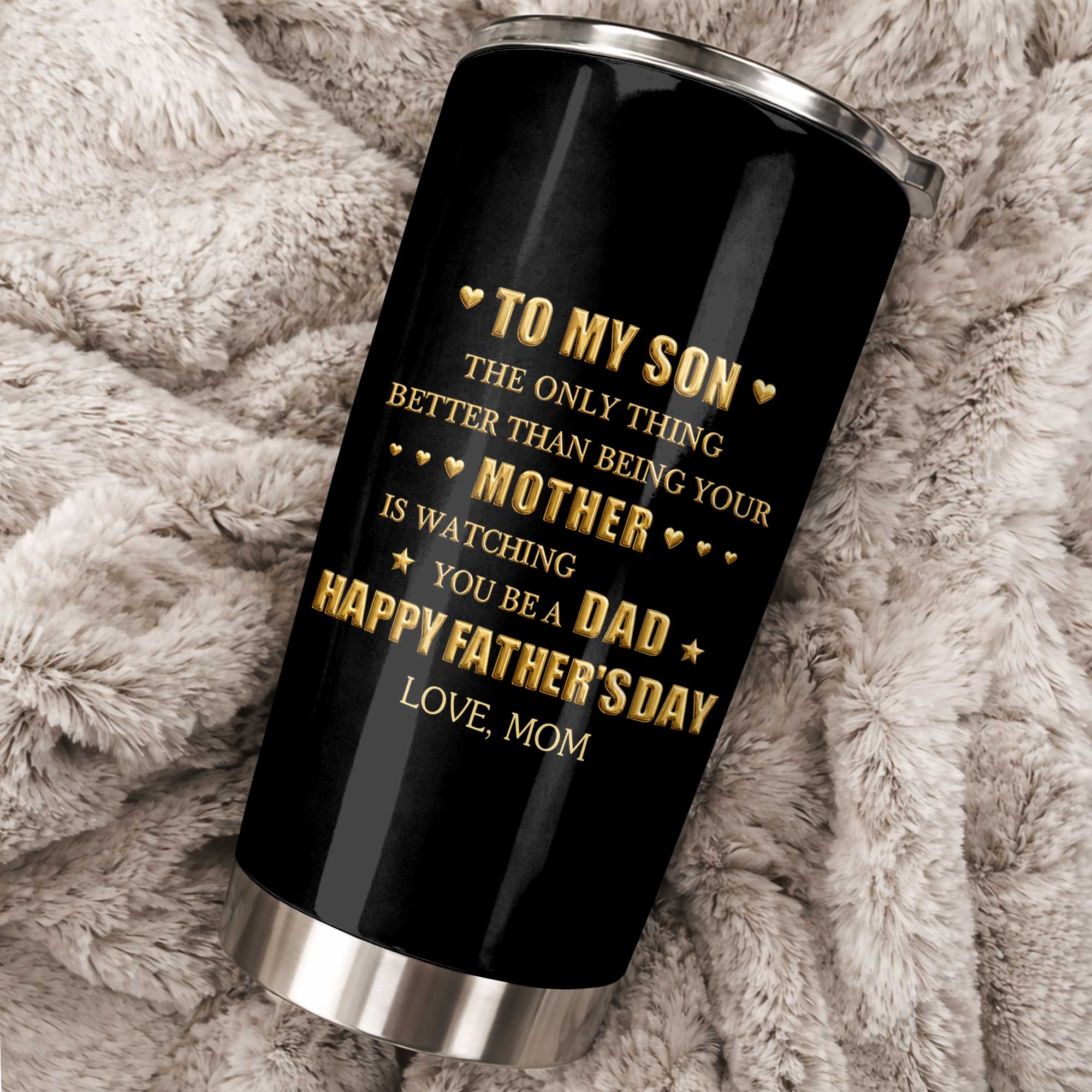 Personalized Stainless Steel Tumbler Custom Gift for Son