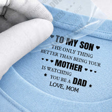 Load image into Gallery viewer, Personalized T-Shirt Custom Inside Neck Print Gift for Son
