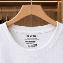 Load image into Gallery viewer, Personalized T-Shirt Custom Inside Neck Print Gift for Son
