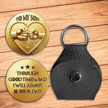 Load image into Gallery viewer, Personalized Custom Pocket Hug Gift for Daughter Fist Bump Heart Token
