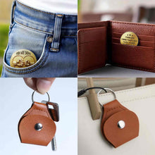Load image into Gallery viewer, Personalized Custom Pocket Hug Gift for Daughter Fist Bump Heart Token
