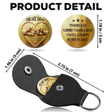 Load image into Gallery viewer, Personalized Custom Pocket Hug Gift for Daughter Fist Bump Heart Token
