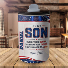 Load image into Gallery viewer, Personalized 10oz Tumbler Custom Name Patriotic Gift for Son
