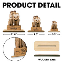 Load image into Gallery viewer, Personalized Wood Plaque Custom Message for Son Gift

