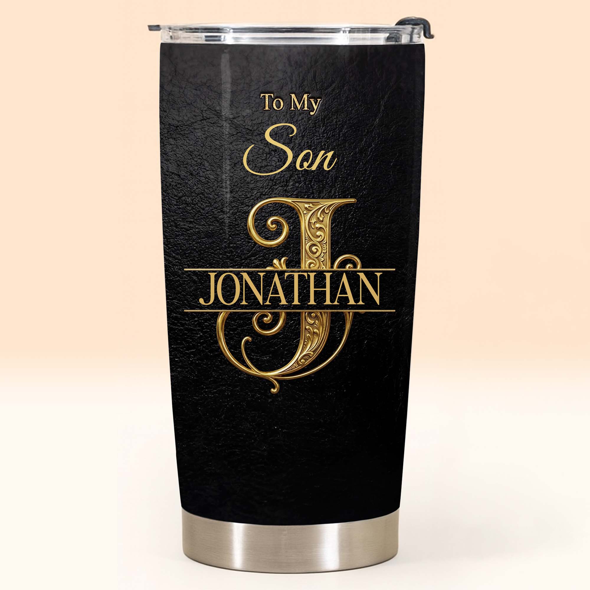 Personalized Stainless Steel Tumbler Custom Name Gift for Son