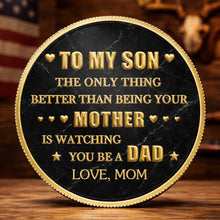 Load image into Gallery viewer, Personalized Commemorative Coin Custom Keepsake Gift for Son
