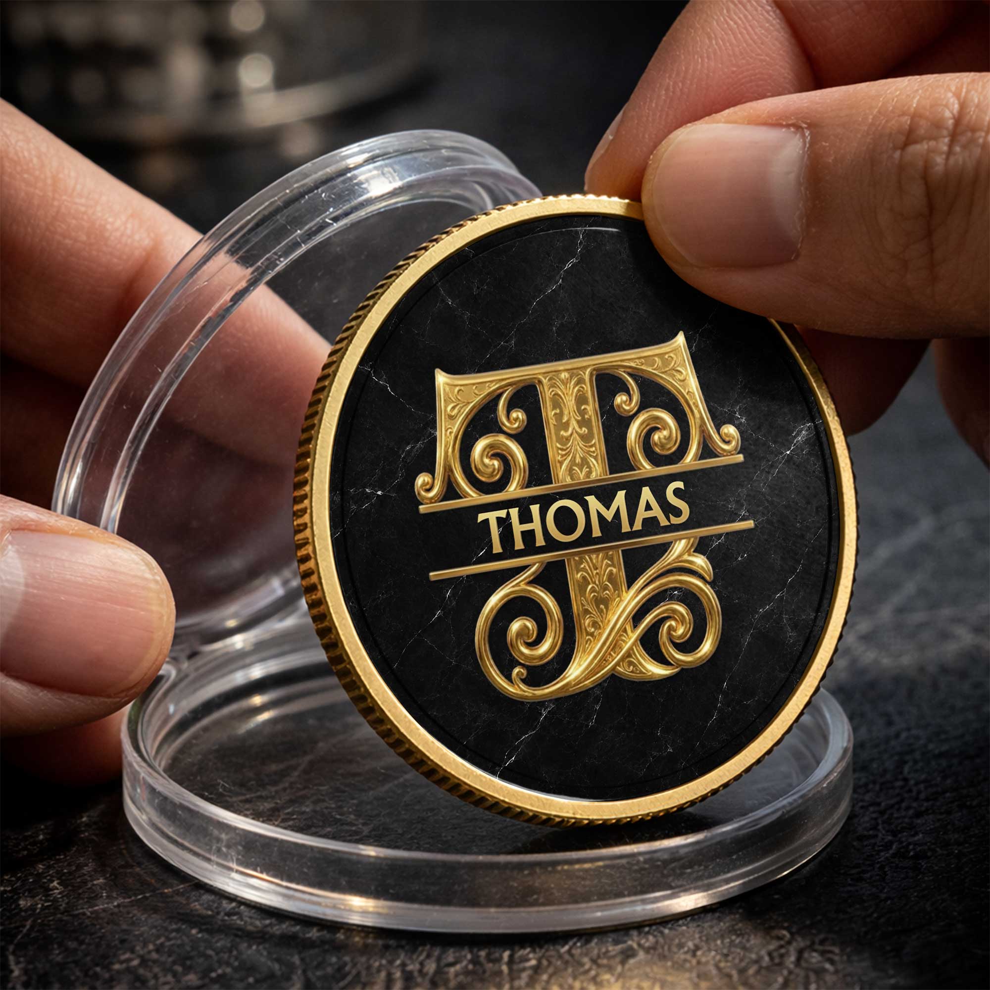 Personalized Commemorative Coin Custom Keepsake Gift for Son