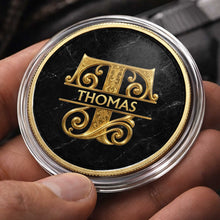 Load image into Gallery viewer, Personalized Commemorative Coin Custom Keepsake Gift for Son
