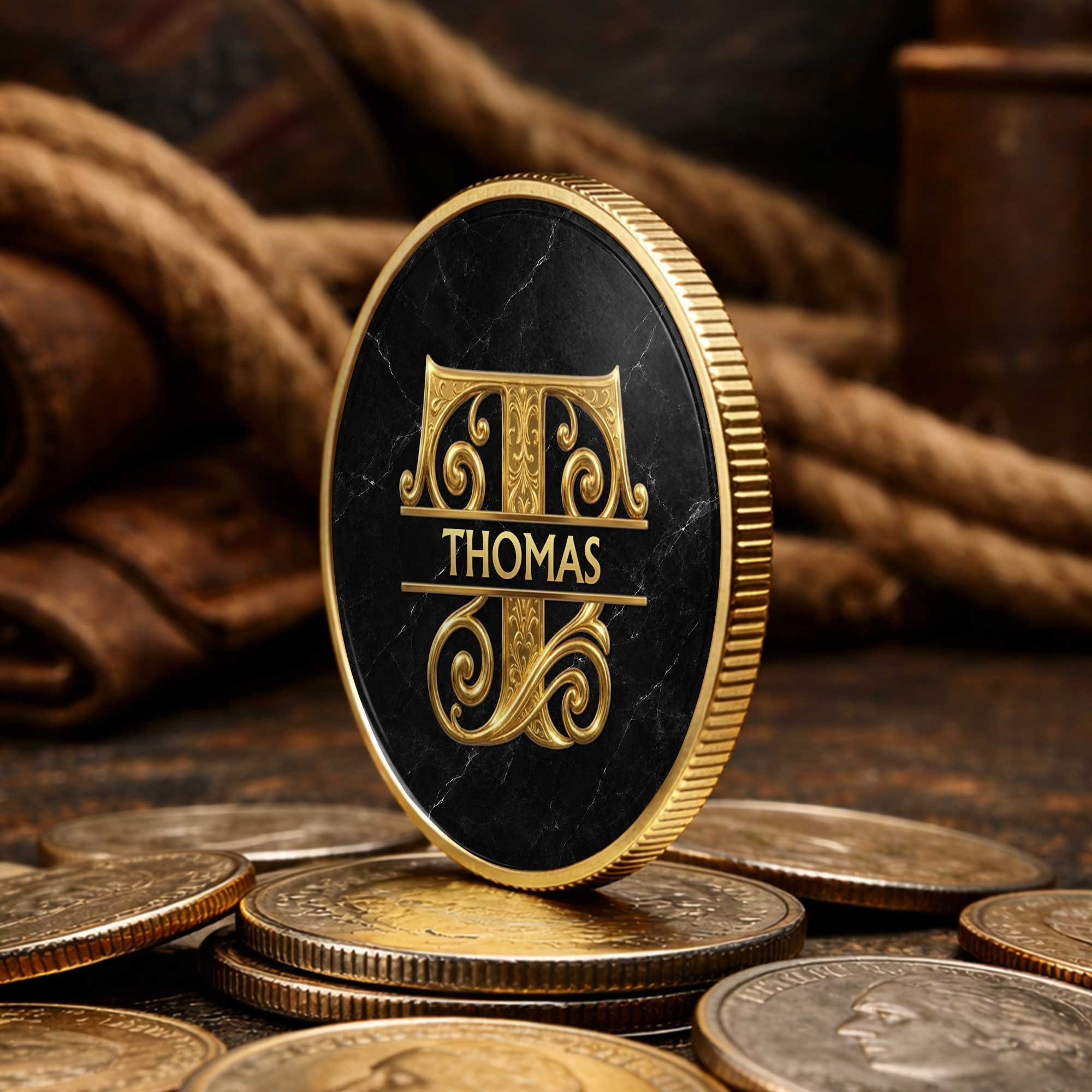Personalized Commemorative Coin Custom Keepsake Gift for Son