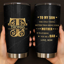 Load image into Gallery viewer, Personalized Stainless Steel Tumbler for Son Custom Name Gift
