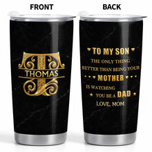 Load image into Gallery viewer, Personalized Stainless Steel Tumbler for Son Custom Name Gift
