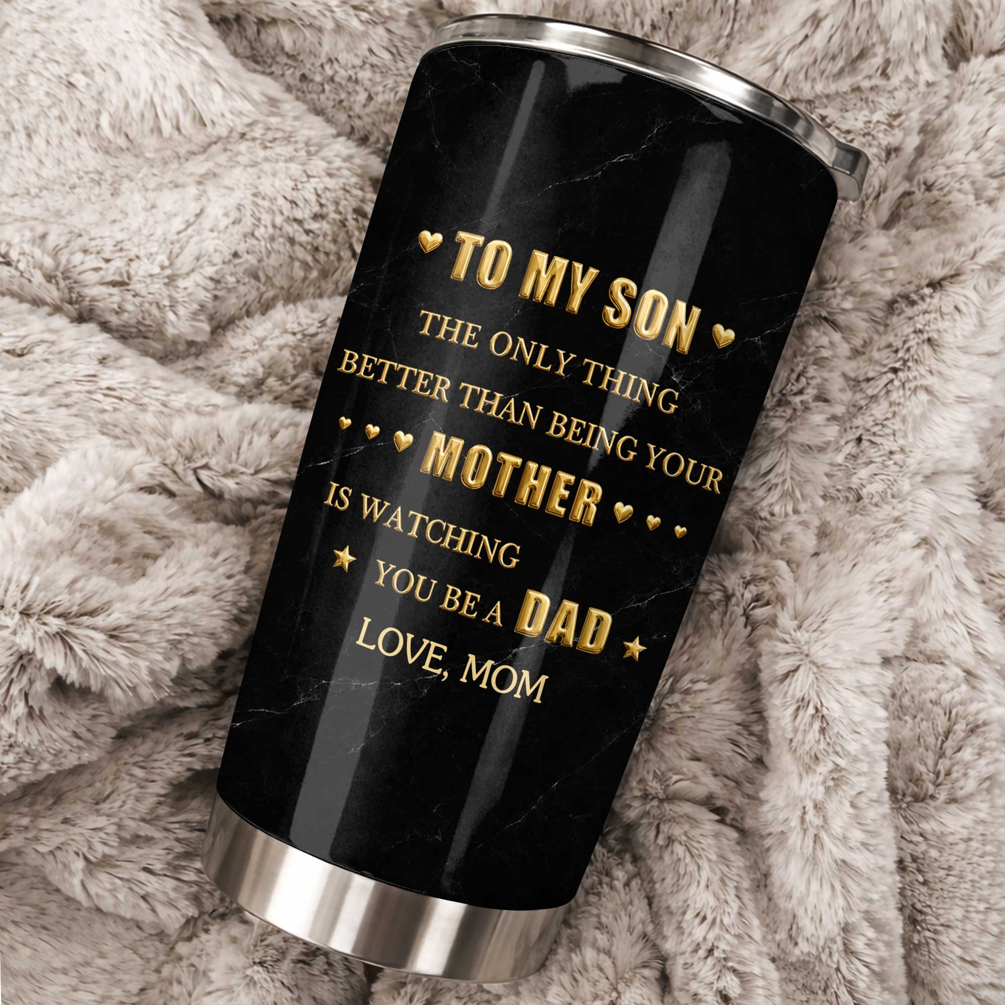 Personalized Stainless Steel Tumbler for Son Custom Name Gift