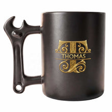 Load image into Gallery viewer, Personalized Wrench Handle Coffee Mug Custom Name Gift for Son
