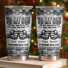 Load image into Gallery viewer, Personalized 20oz Stainless Steel Tumbler Gift for Son - Father's Day
