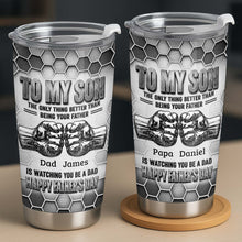 Load image into Gallery viewer, Personalized 20oz Stainless Steel Tumbler Gift for Son - Father's Day
