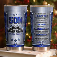 Load image into Gallery viewer, Personalized Stainless Steel Tumbler Custom Gift for Son
