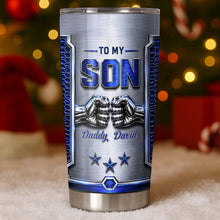 Load image into Gallery viewer, Personalized Stainless Steel Tumbler Custom Gift for Son
