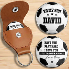 Load image into Gallery viewer, Personalized Custom Pocket Hug Token for Son with Message
