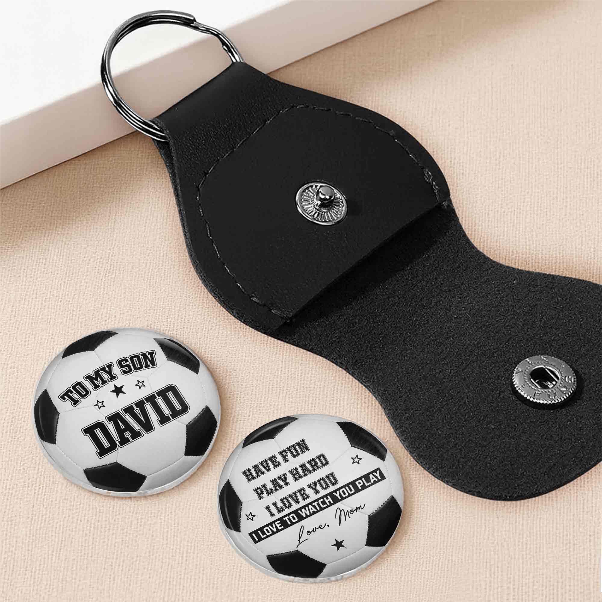Personalized Custom Pocket Hug Token for Son with Message