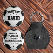 Load image into Gallery viewer, Personalized Custom Pocket Hug Token for Son with Message
